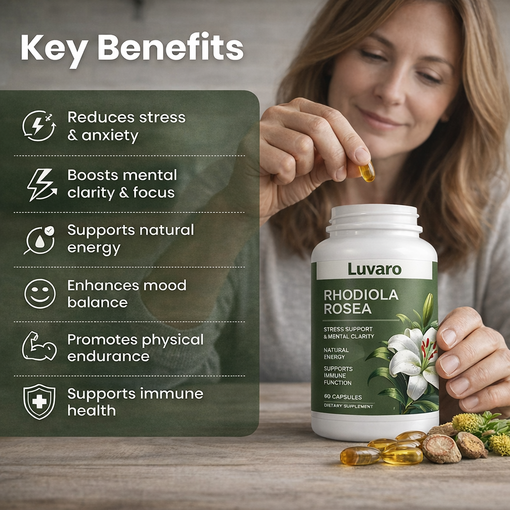 Luvaro™ Rhodiola Rosea Extract Capsules